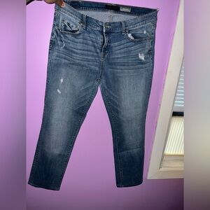 SOLD Aeropostale Distressed Blue skinny Jeans